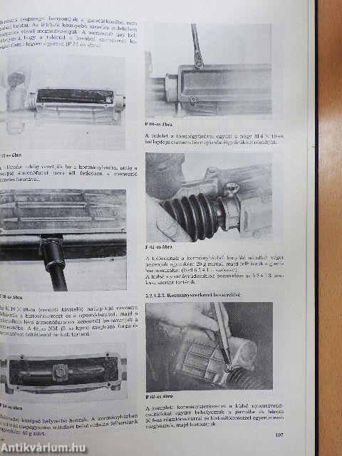 Javítási kézikönyv Wartburg 353 W típusú személygépkocsikhoz