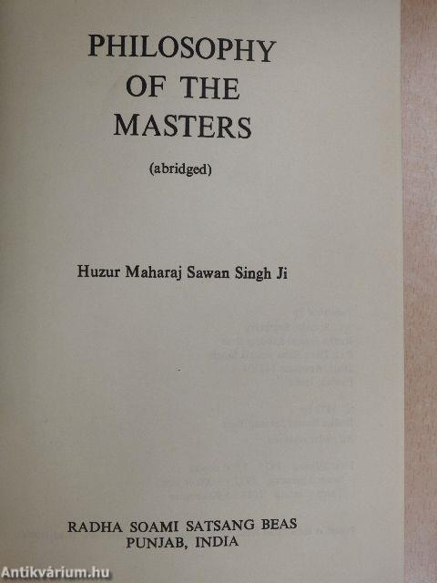 Philosophy of the Masters