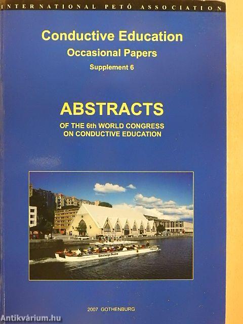 Conductive Education - Occasional Papers - Abstracts