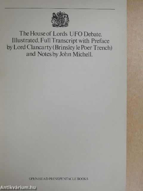 The House of Lords UFO Debate