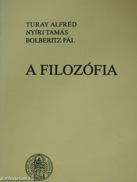 A filozófia (dedikált példány)