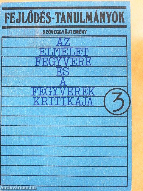 Fejlődés-tanulmányok 3.