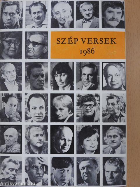 Szép versek 1986 (kétszeresen dedikált és többszörösen aláírt példány)