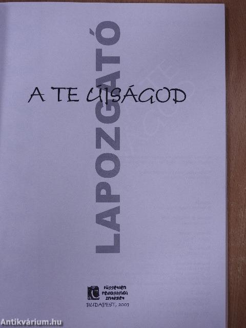 Lapozgató - A Te újságod 2003. szeptember-június