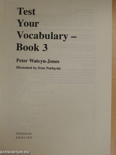 Test Your Vocabulary - Book 3.