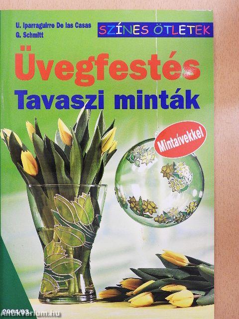 Üvegfestés - Tavaszi minták