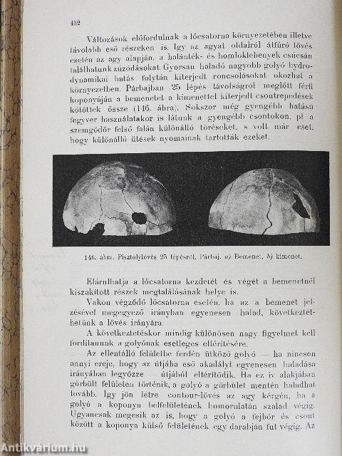 Törvényszéki orvostan I-III.