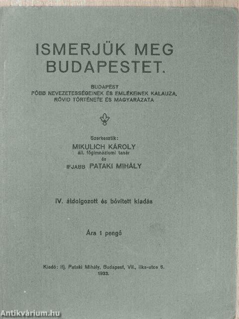 Ismerjük meg Budapestet