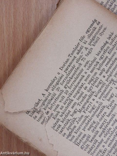 Az 1871. évi kommün története (rossz állapotú)