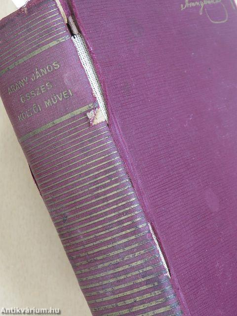 Arany János összes költői művei I-X. (rossz állapotú)