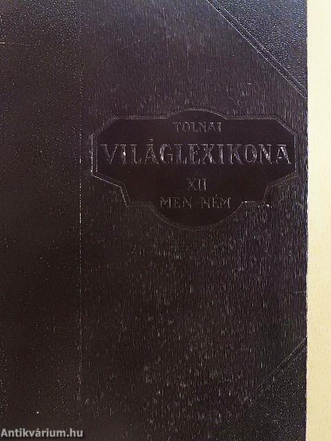 Tolnai uj világlexikona XII. (töredék)