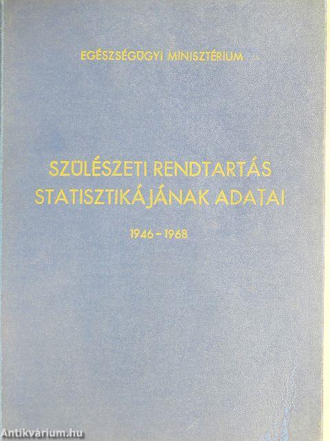 Szülészeti rendtartás statisztikájának adatai