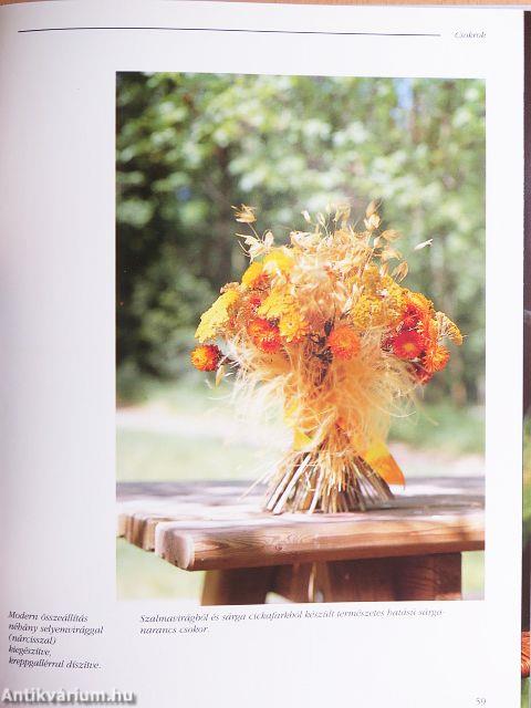 Száraz virágok és csokrok