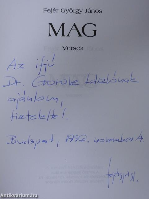 Mag (dedikált példány)