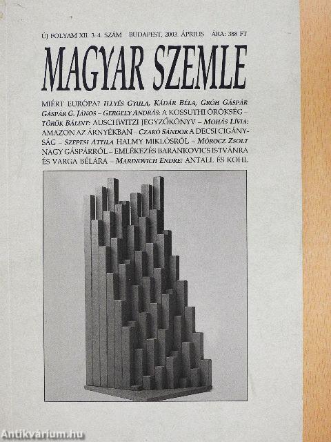 Magyar Szemle 2003. április