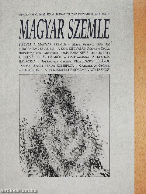 Magyar Szemle 2002. december