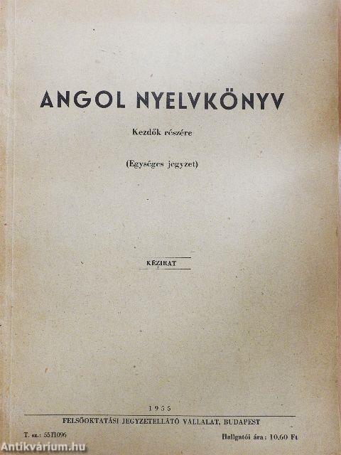 Angol nyelvkönyv