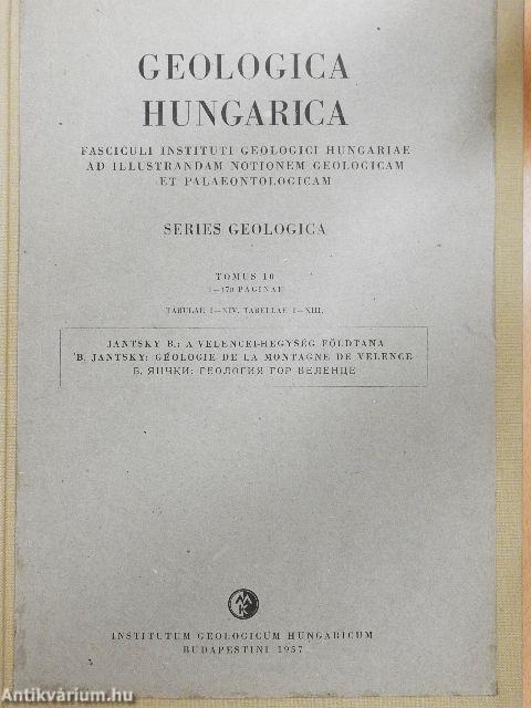 Geologica Hungarica - Series Geologica 10