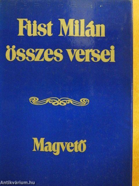 Füst Milán összes versei