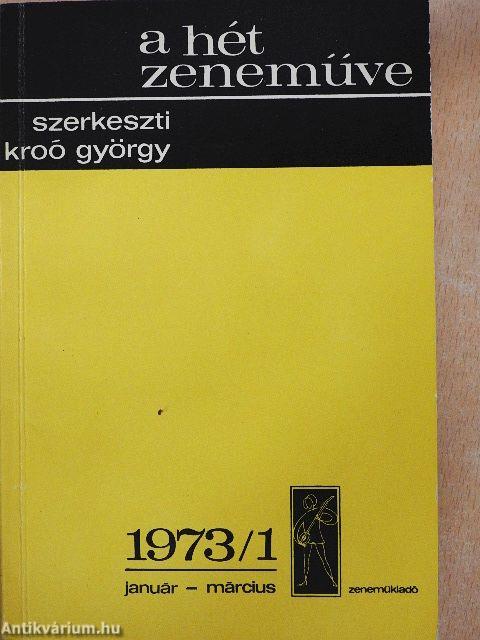 A hét zeneműve 1973/1-4.