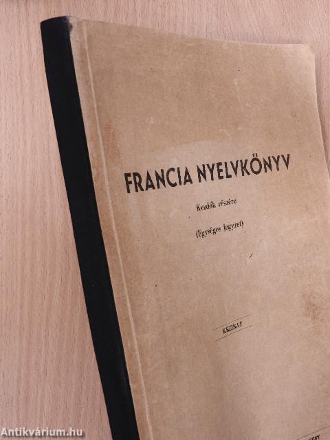 Francia nyelvkönyv