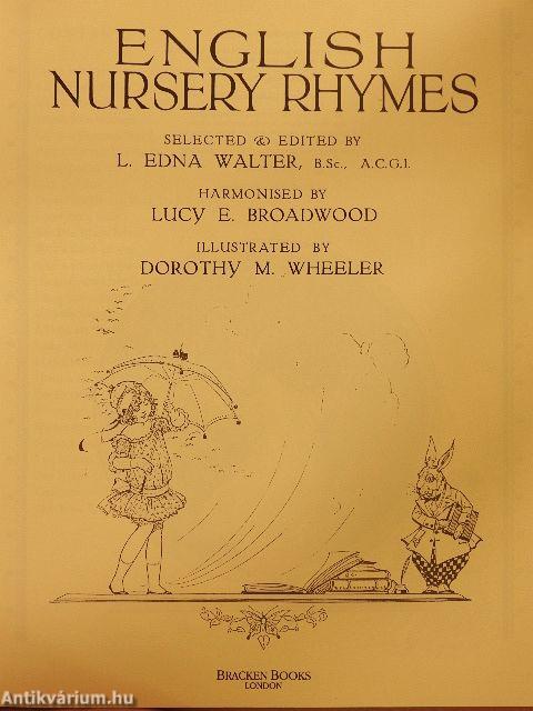 A Treasury of English Nursery Rhymes with Music