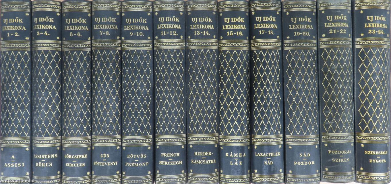 Uj idők lexikona 1-24.