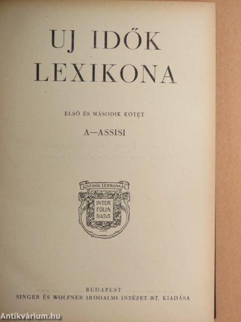 Uj idők lexikona 1-24.