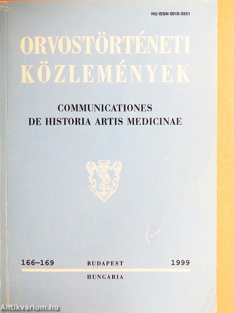 Orvostörténeti közlemények 166-169