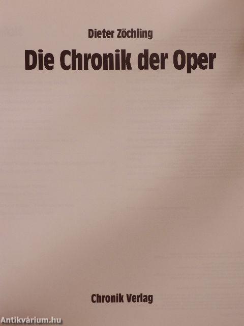 Die Chronik der Oper