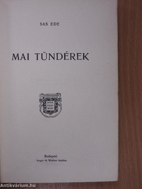 Mai tündérek