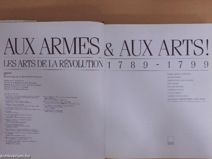 Aux Armes et Aux Arts!