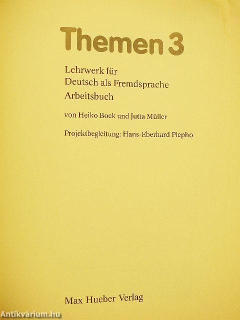 Themen 3 - Arbeitsbuch