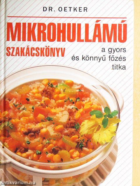 Mikrohullámú szakácskönyv