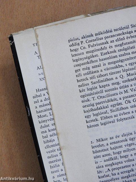 A római nép története a város alapításától 4. (XXVI-XXX.)