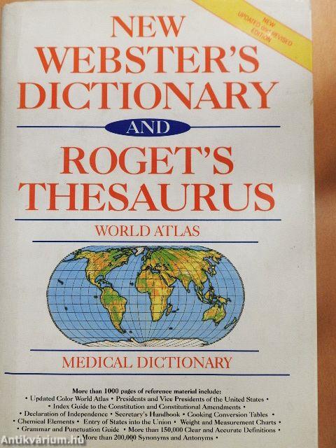 New Webster's Dictionary and Roget's Thesaurus