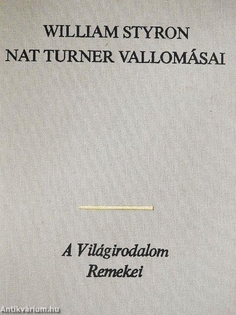 Nat Turner vallomásai