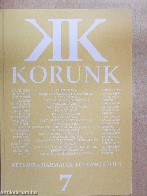 Korunk 2000. július