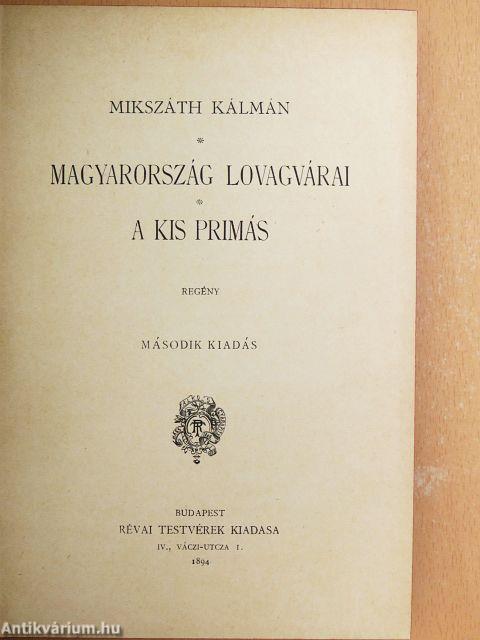 Magyarország lovagvárai/A kis primás