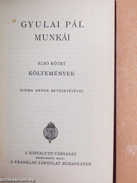 Gyulai Pál munkái I-IV.