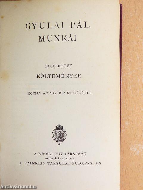 Gyulai Pál munkái I-IV.