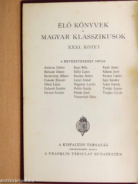 Gyulai Pál munkái I-IV.