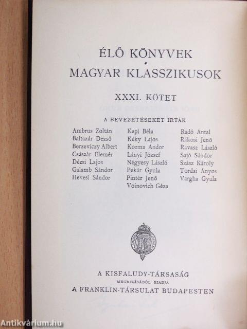 Gyulai Pál munkái I-IV.