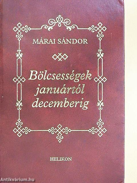 Bölcsességek januártól decemberig