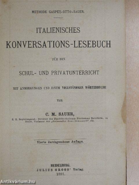 Italienisches Konversations-Lesebuch