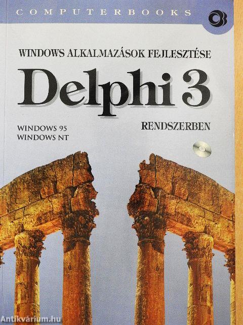 Windows alkalmazások fejlesztése Delphi 3 rendszerben