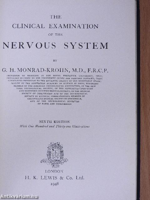 The clinical examination of the nervous system