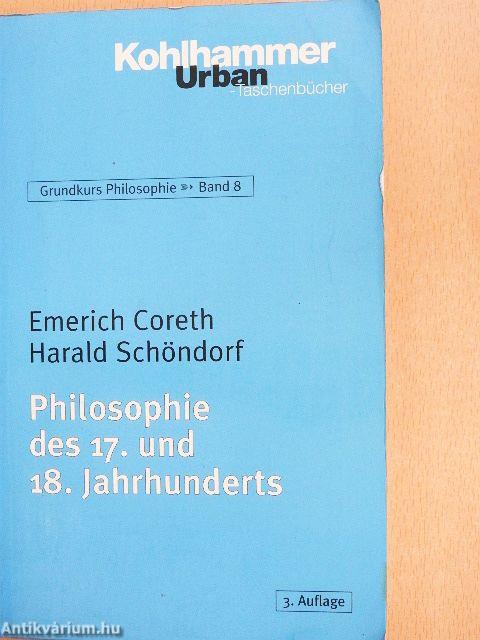 Philosophie des 17. und 18. Jahrhunderts