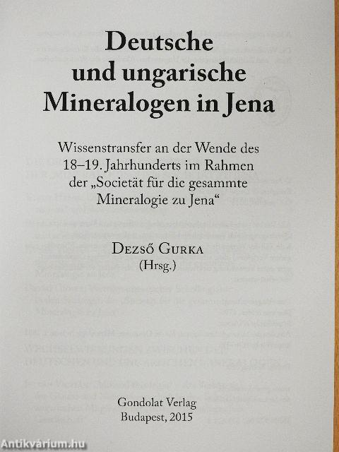 Deutsche und ungarische Mineralogen in Jena