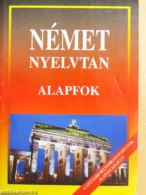 Német nyelvtan - alapfok